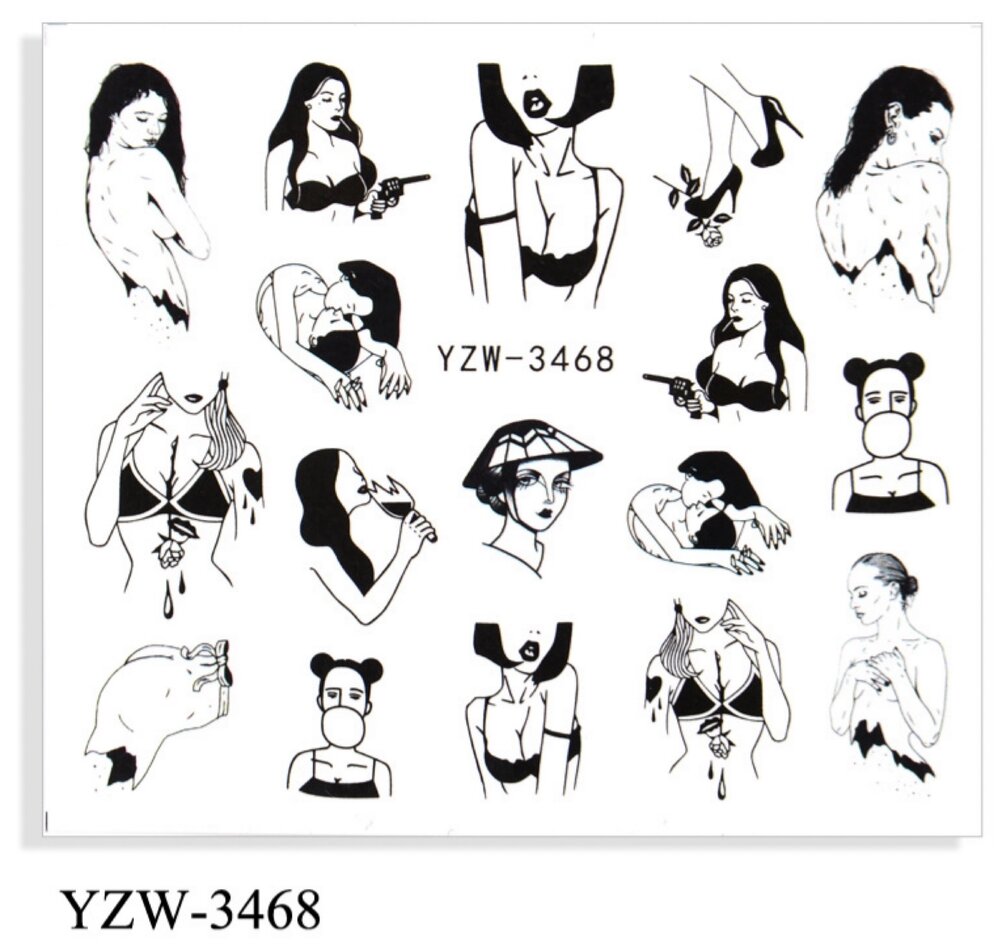 Стикер YZW-3468