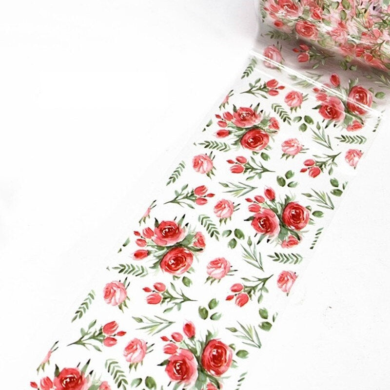 Фолио с червени рози 50cm.