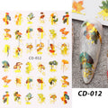 Стикер със златни орнаменти CD-012
