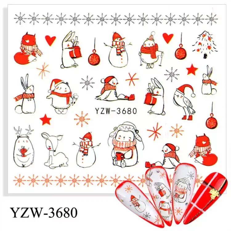 Стикер YZW3680