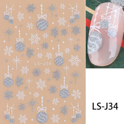 Сребърен холограмен стикер с бяло 5D-LS-J34