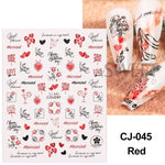 Стикер CJ-045 Червен