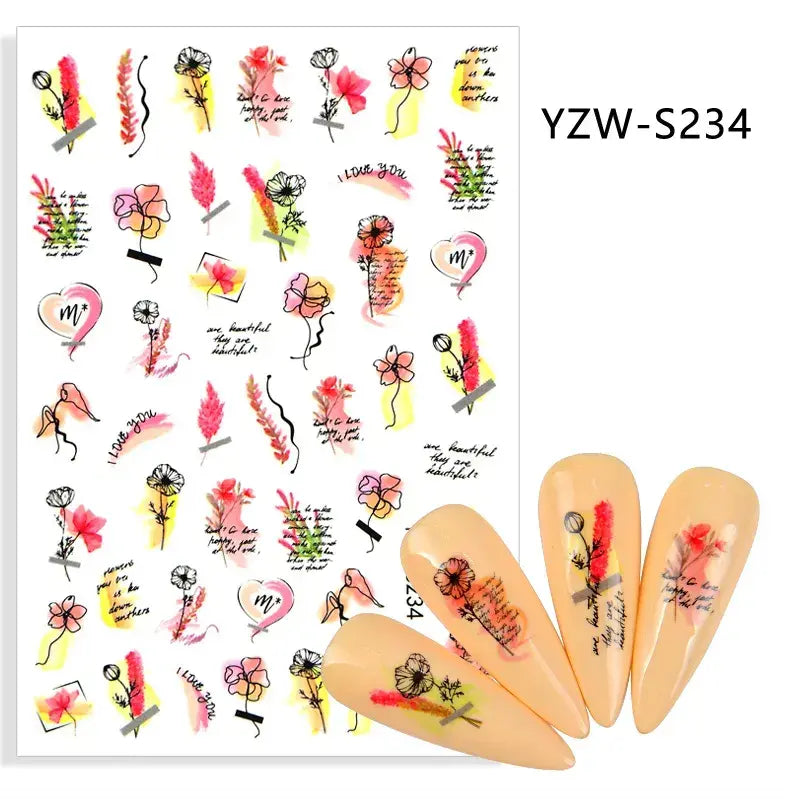 Стикер YZW-S234