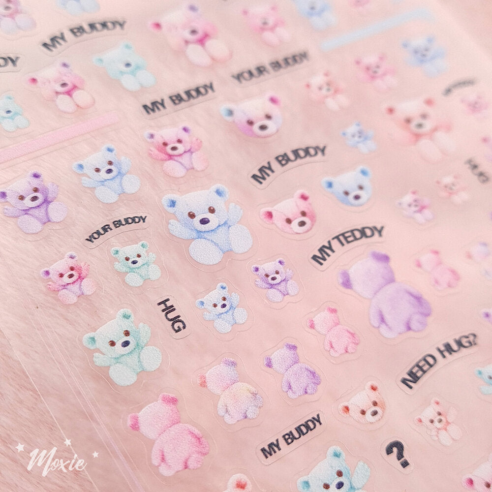 Стикер 3D-Мечето Teddy