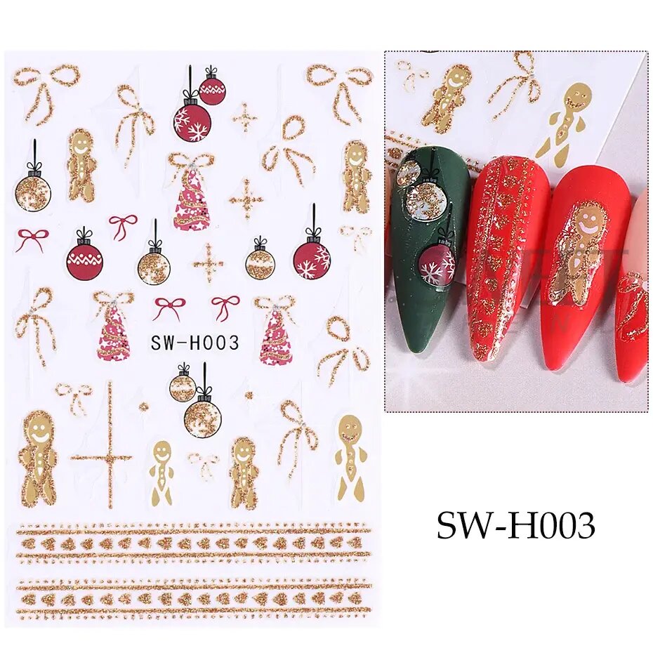 Стикер с брокат SWH-003