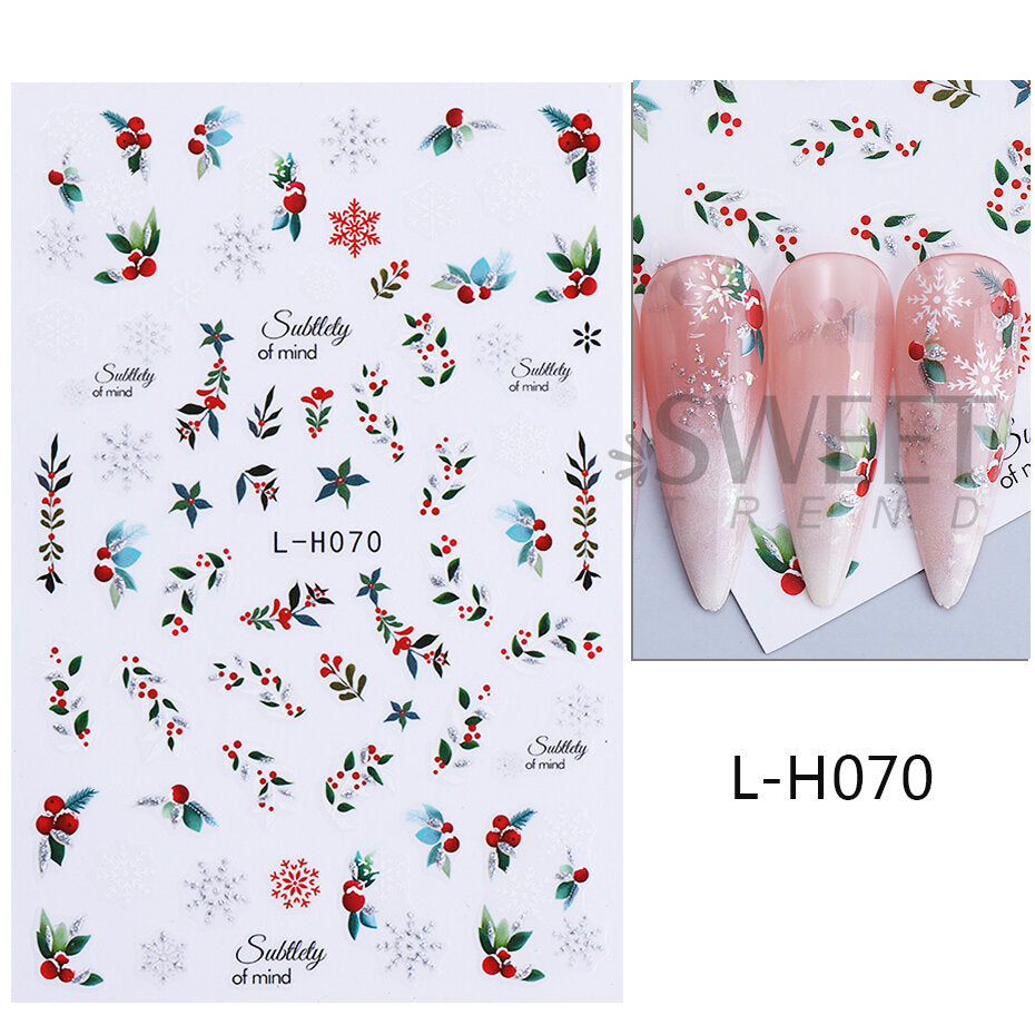 Стикер с брокат L-H070