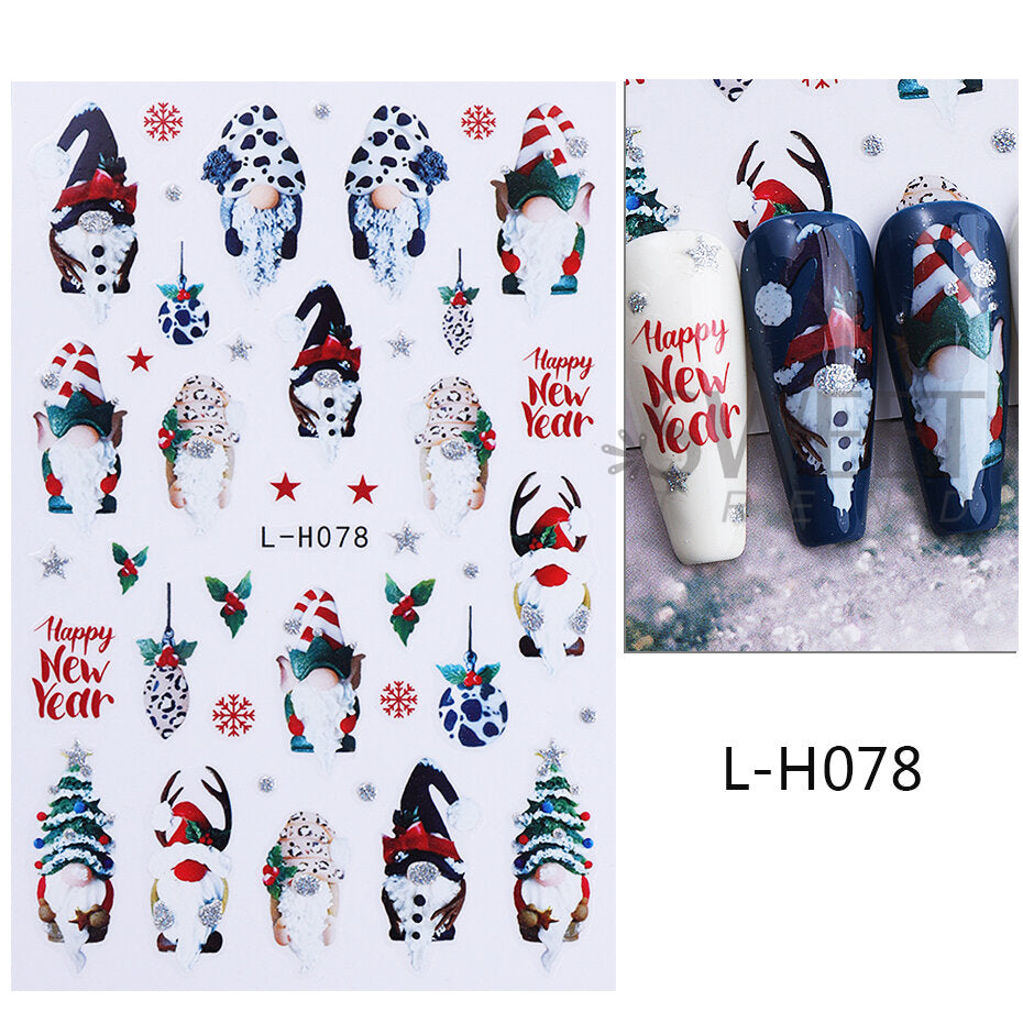 Стикер с брокат L-H078