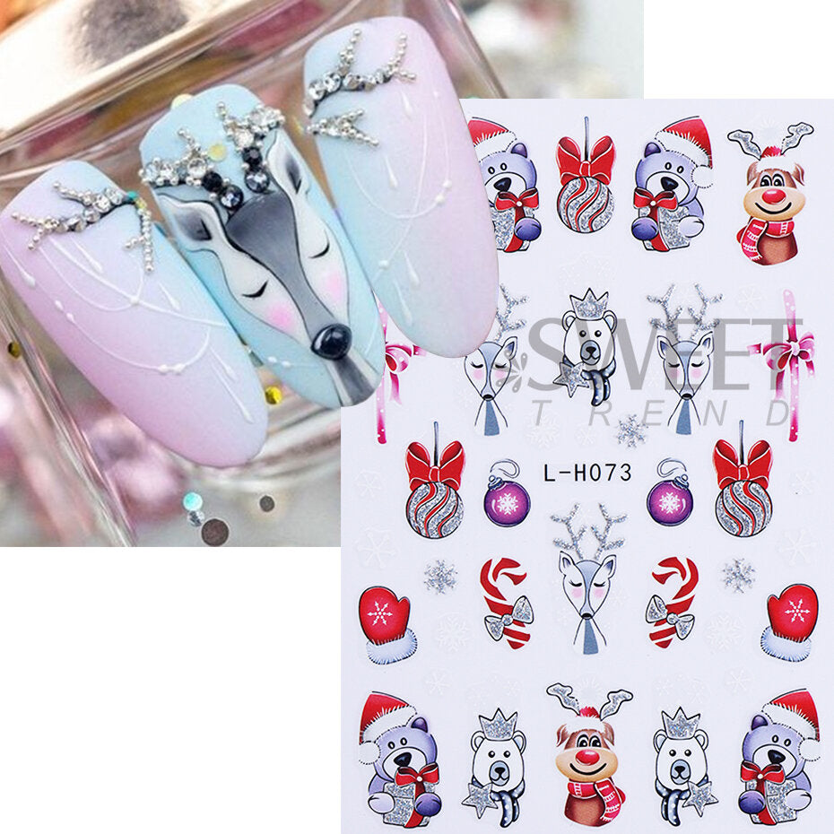 Стикер с брокат L-H073