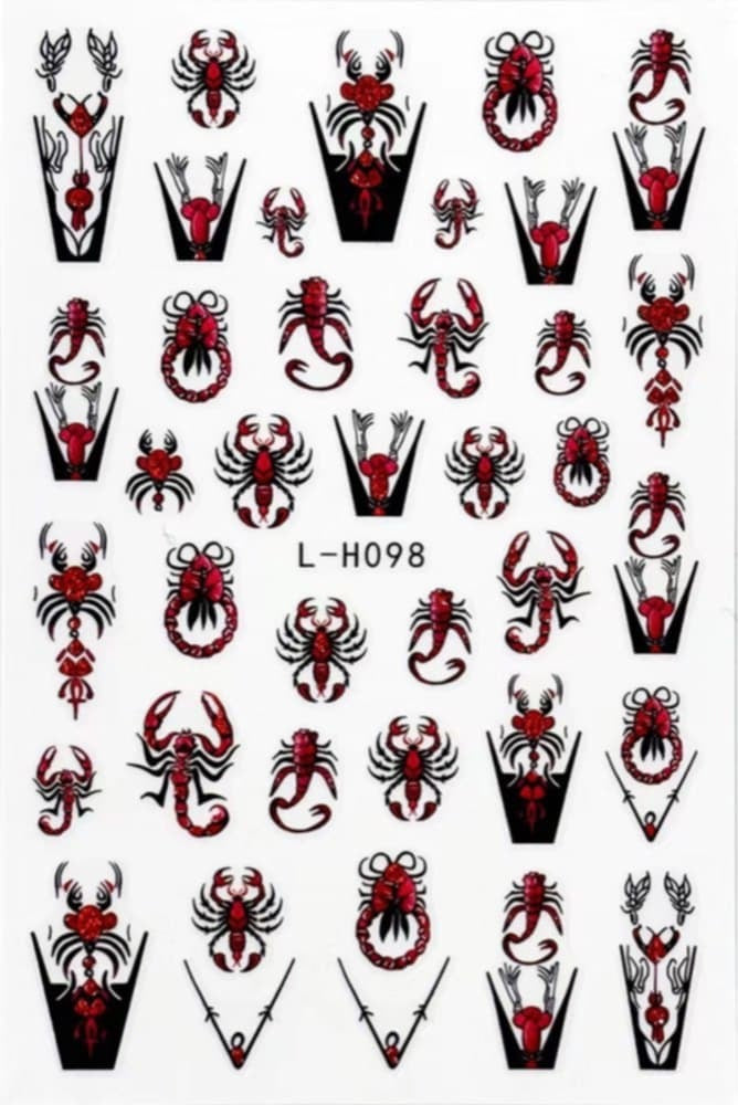 Стикер с брокат L-H098